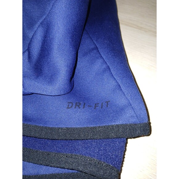 Nike Dri-Fit Jacket Blue With Black Trim 1/2 Zip Pullover Mens Size Medium - Picture 10 of 14